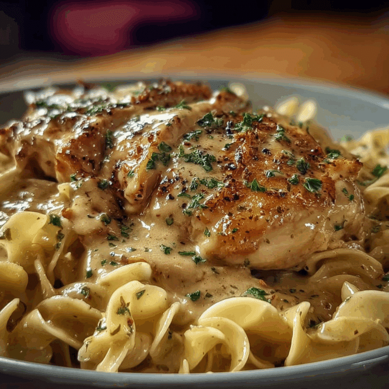 Chicken with Buttered Noodles