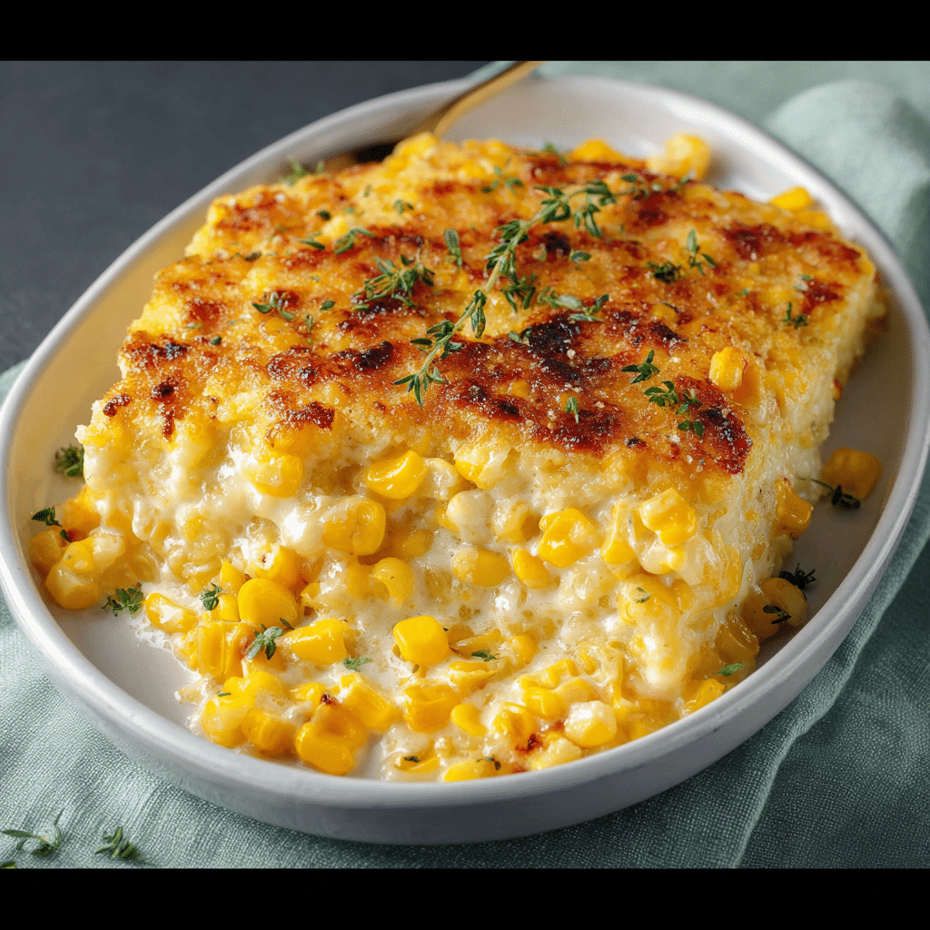 Cream Cheese Corn Casserole