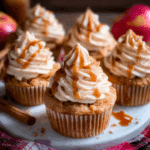 Apple Pie Cupcakes with Cinnamon Cream Cheese Frosting