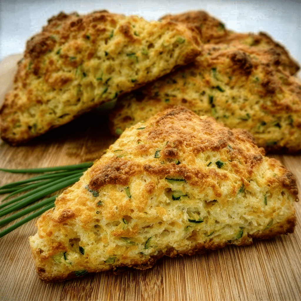 Cheddar Zucchini Scones