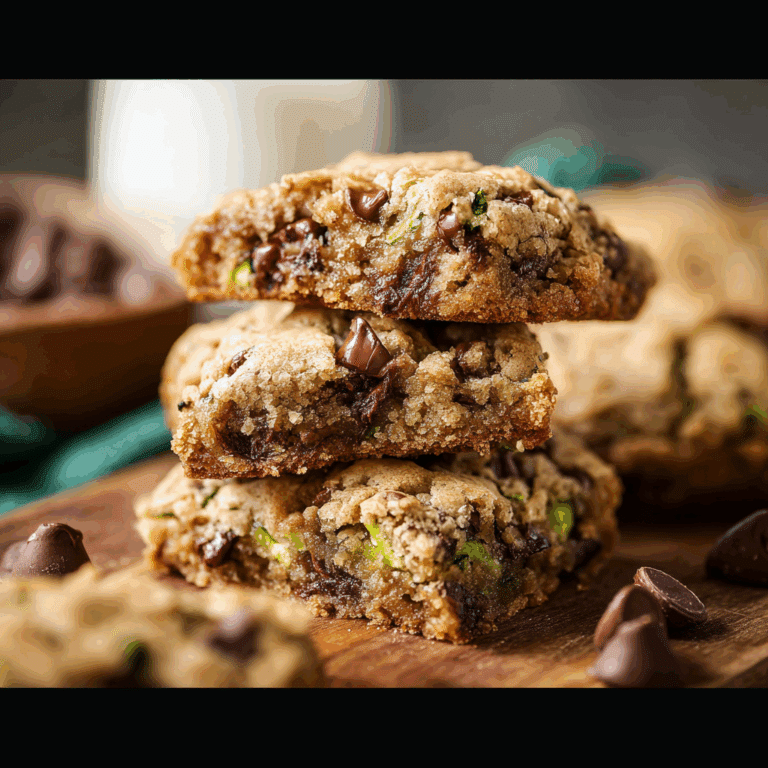 Chocolate Chip Zucchini Cookie Bars