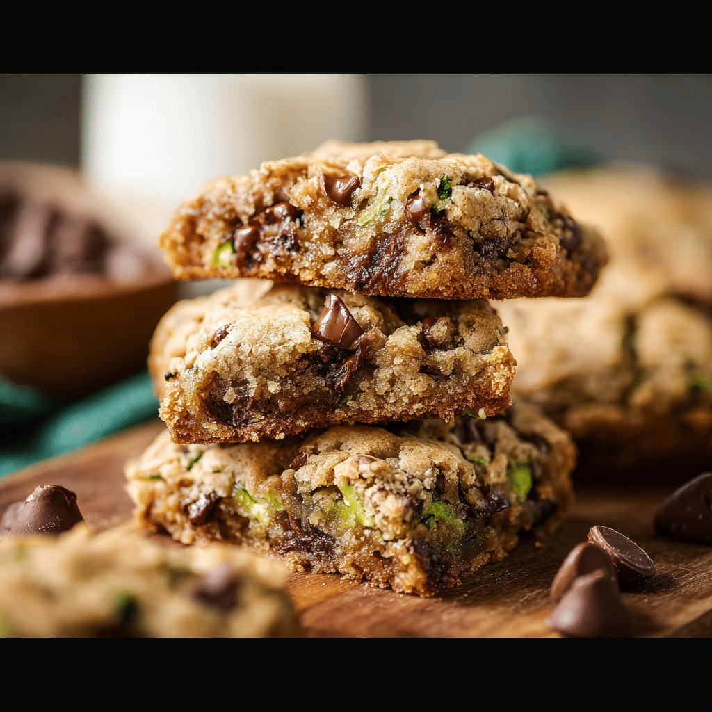 Chocolate Chip Zucchini Cookie Bars