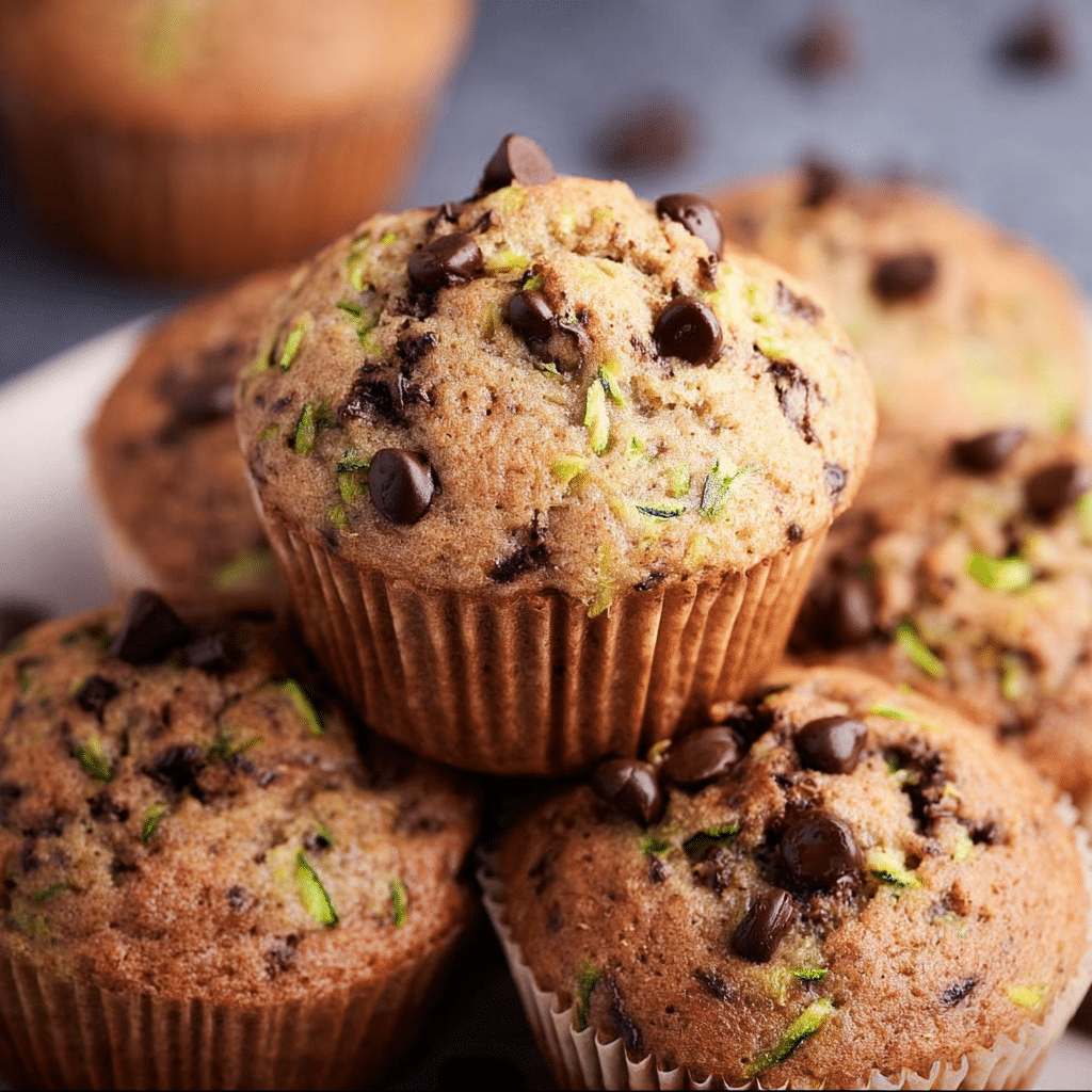 Chocolate Chip Zucchini Muffins