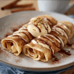 Cinnamon Roll Protein Crepes