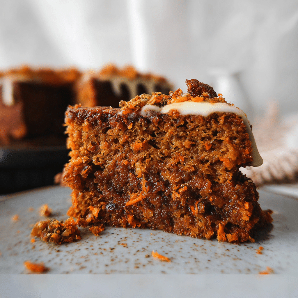 Flourless Oatmeal Carrot Cake