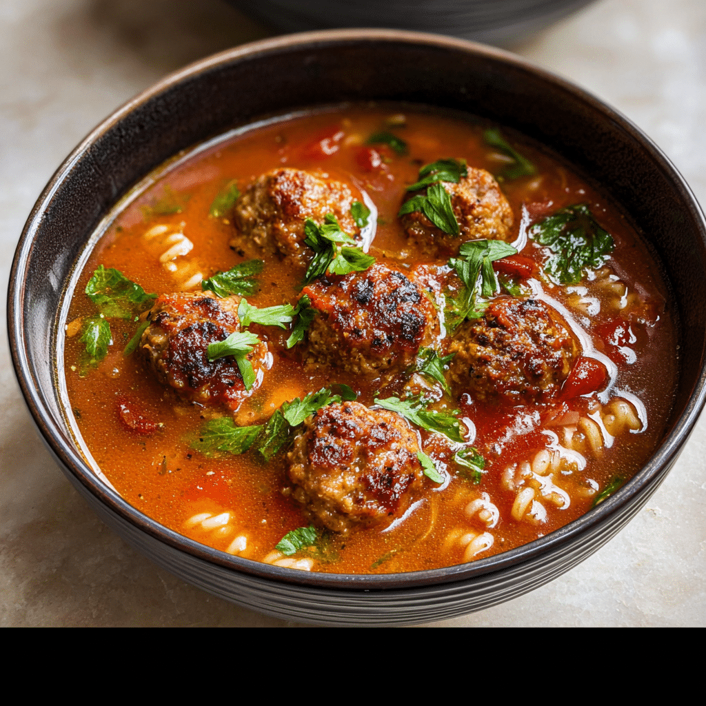 Italian Meatball Soup