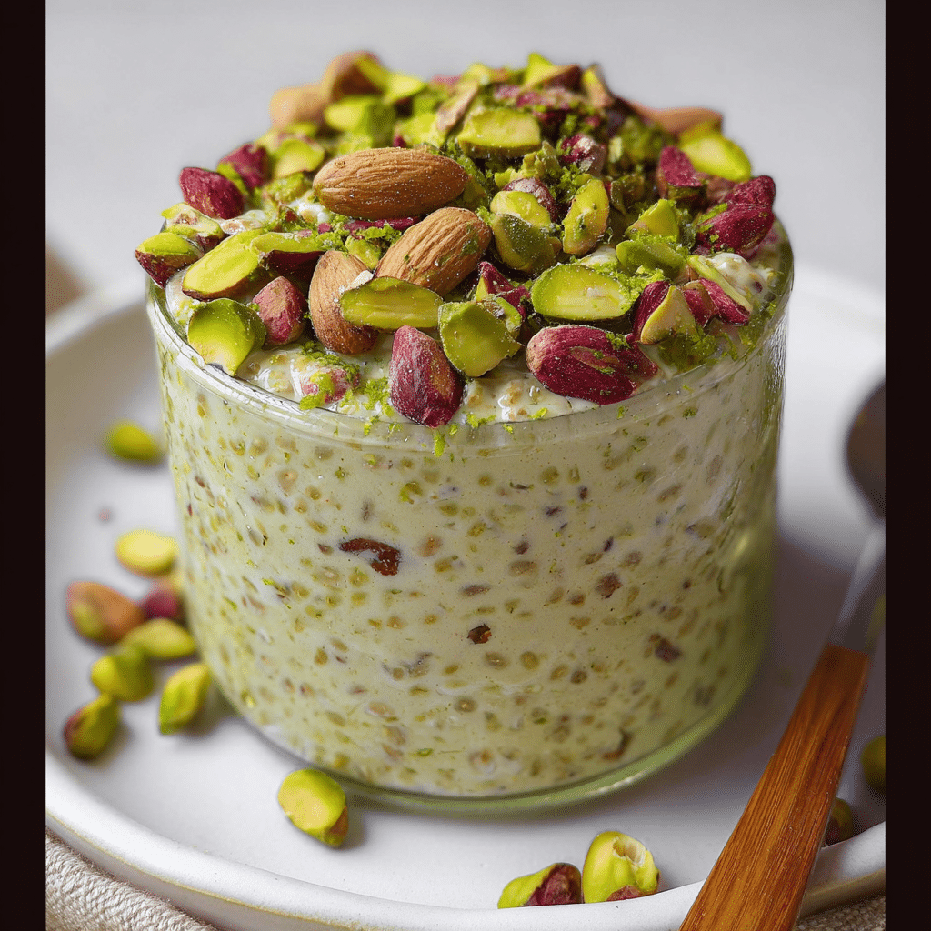 Pistachio Overnight Oats