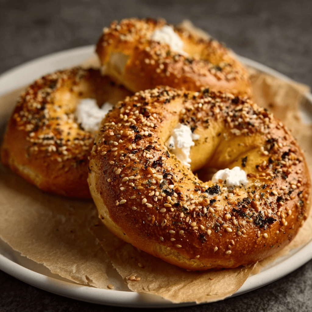 Protein Bagels with Greek Yogurt