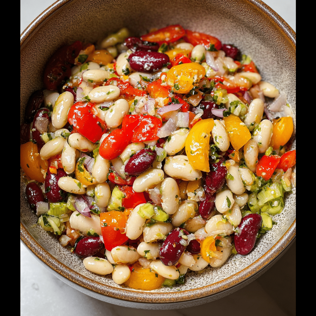 Rainbow Bean Salad