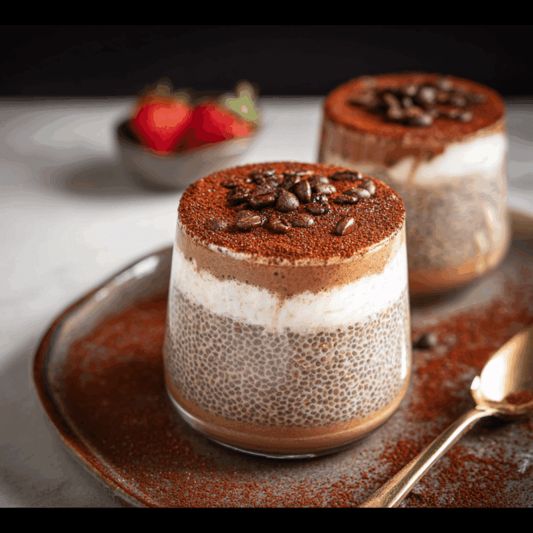 Tiramisu Chia Pudding