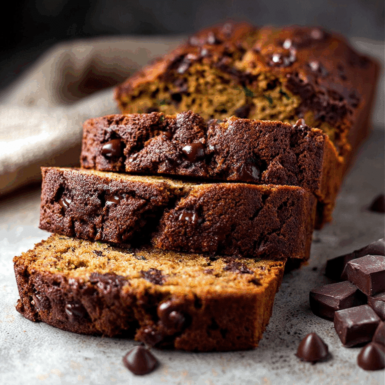 Zucchini Brownies with Chocolate Chunks