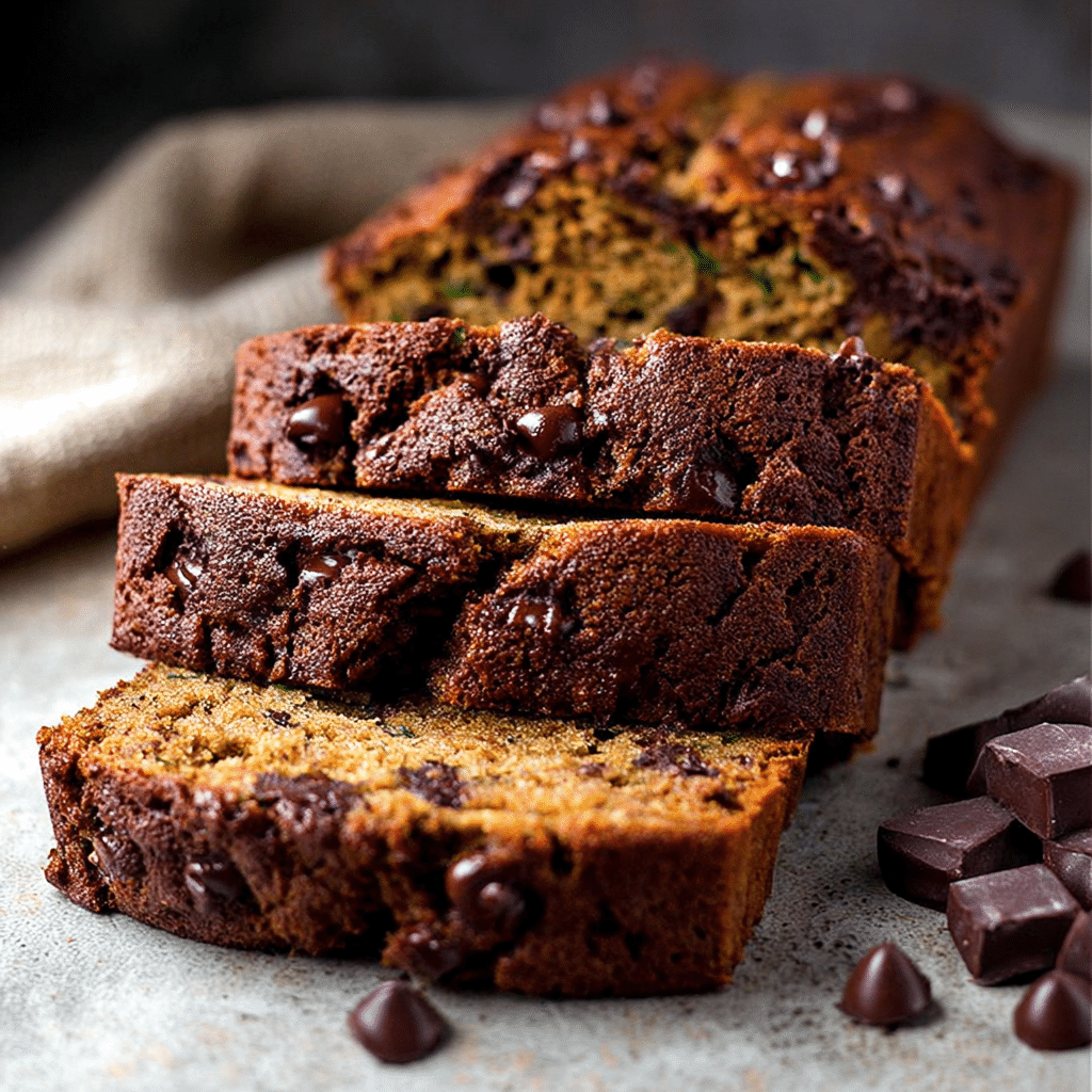 Zucchini Brownies with Chocolate Chunks