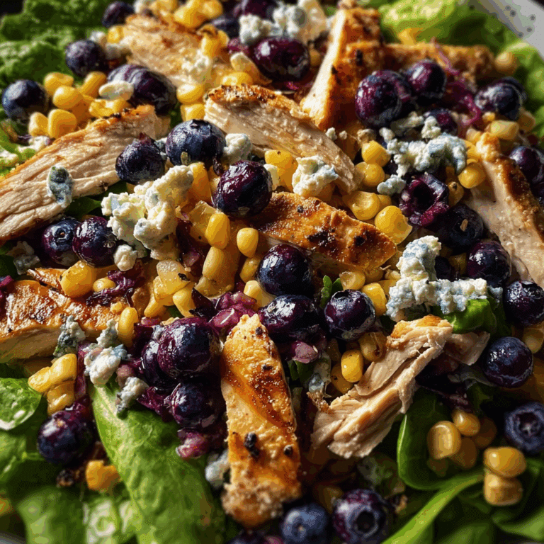 Blueberry Corn Chicken Salad