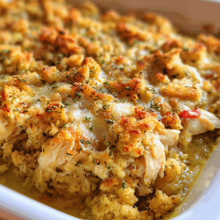 Chicken & Dressing Casserole