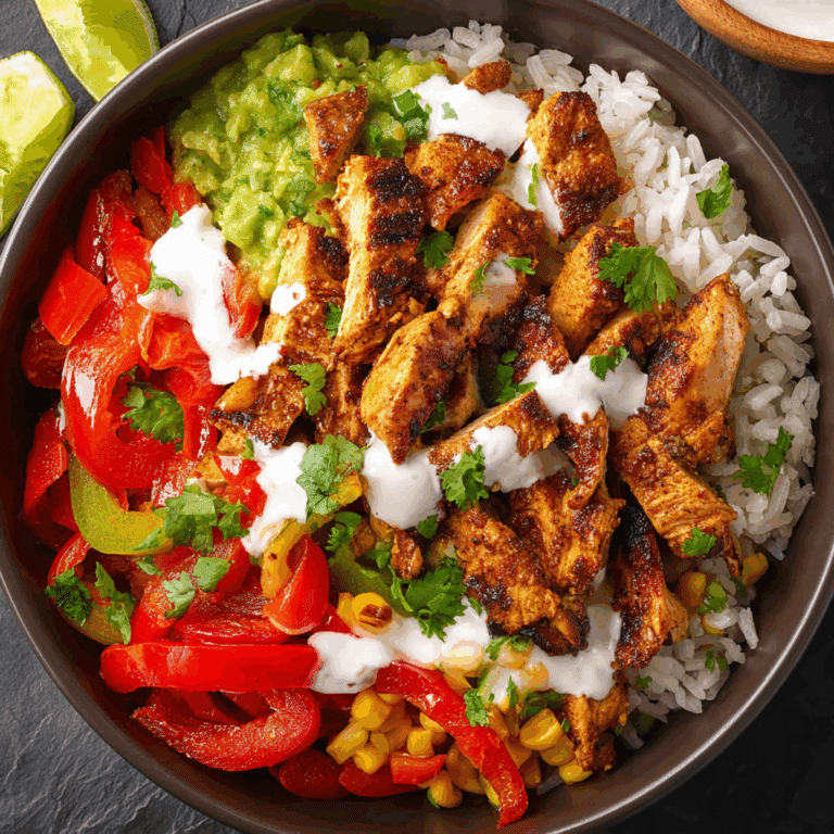Chicken Fajita Bowls