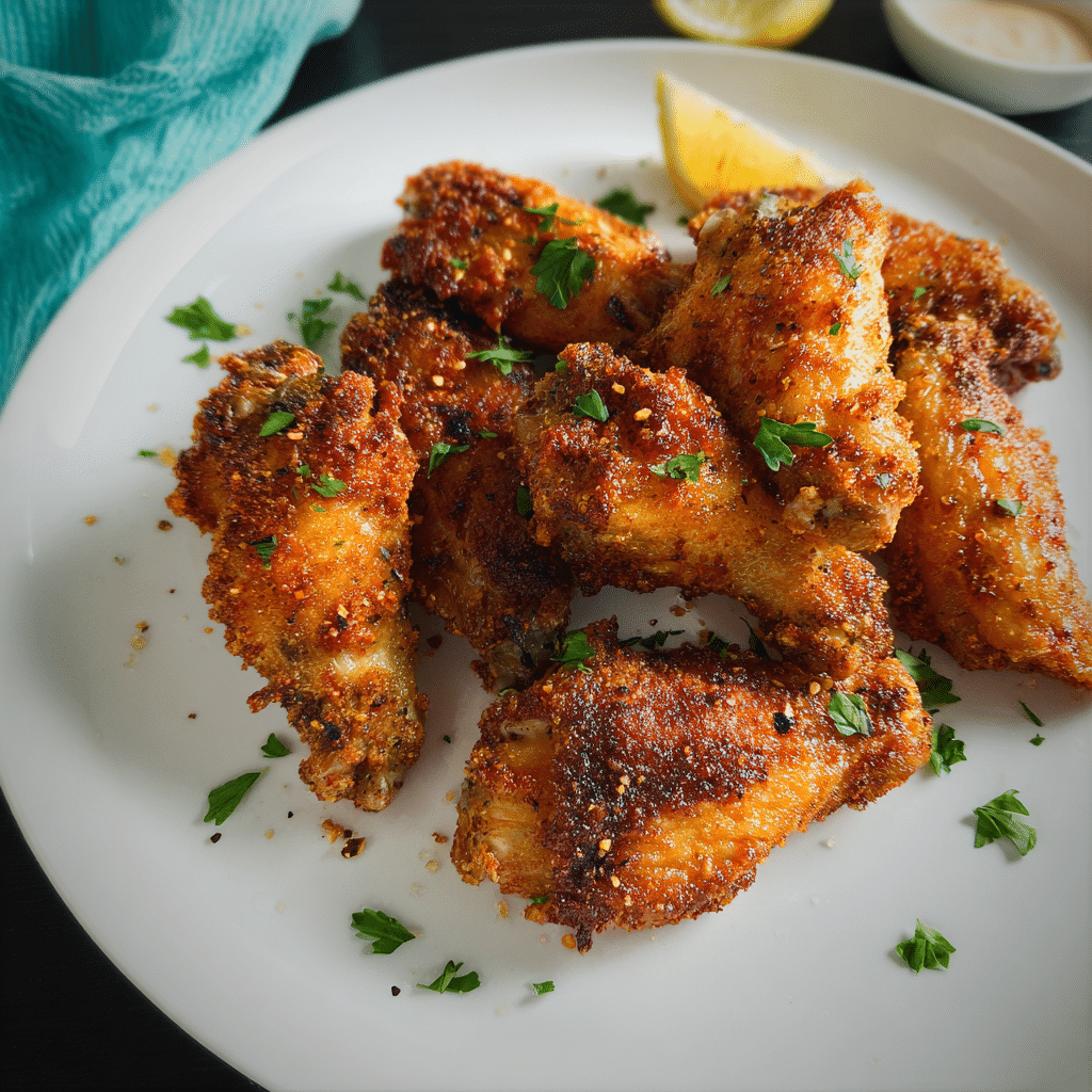 Crispy Cajun Baked Chicken Wings