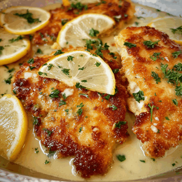 Crispy & Lemony Chicken Francese
