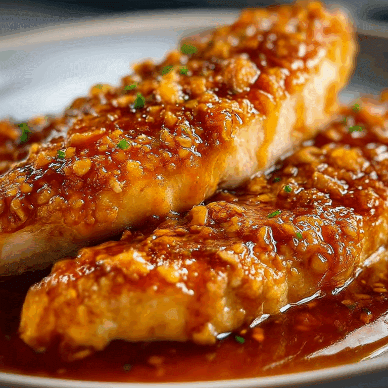Double Crunch Honey Garlic Chicken Breasts