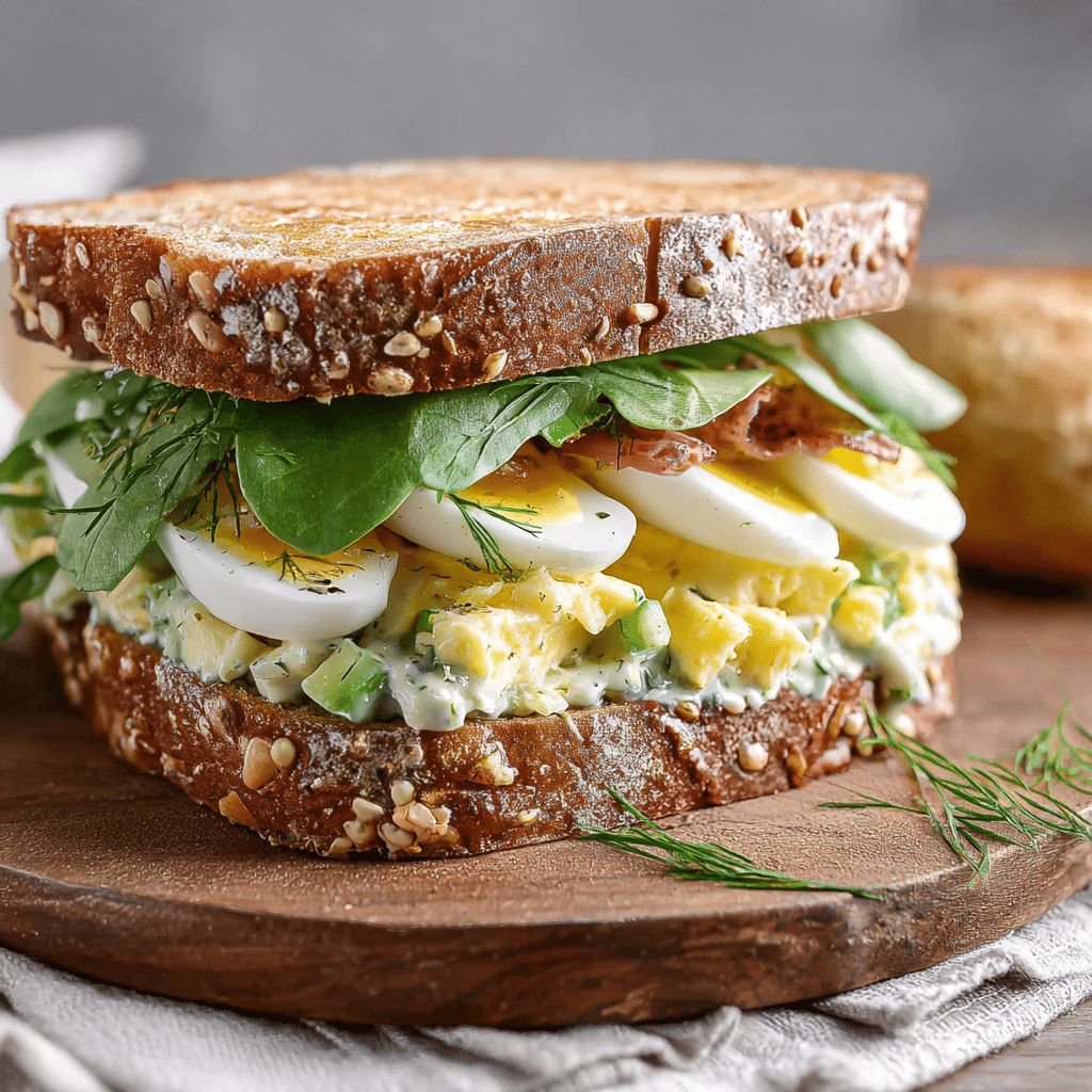 Healthy Easy Egg Sandwich