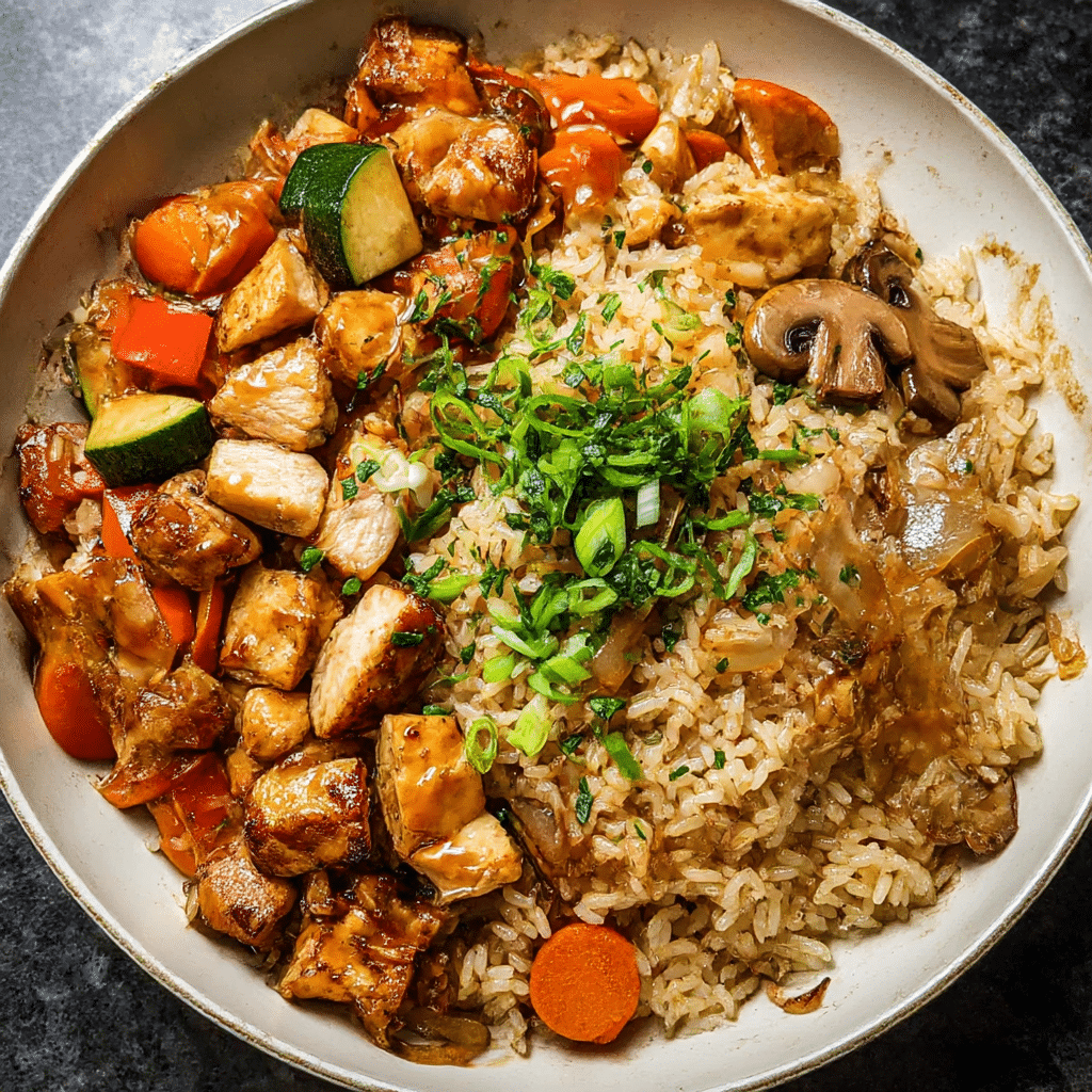 Hibachi Chicken & Rice Skillet Meal