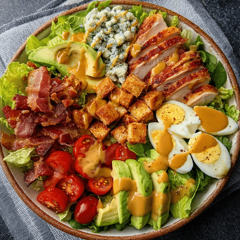 Honey Mustard Chicken Cobb Salad