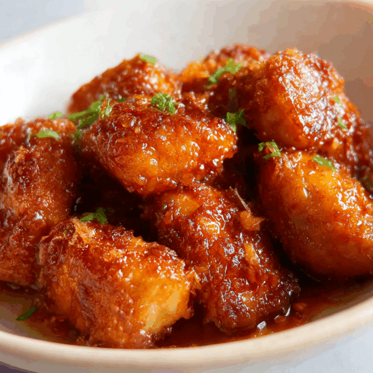 Honey Sriracha Glazed Chicken Bites