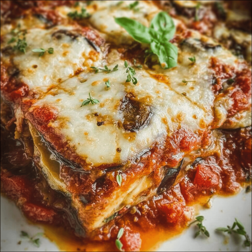 Lazy Eggplant Lasagna