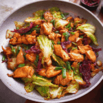 Quick & Savory Stir-Fried Chicken with Crispy Cabbage