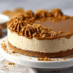 Vanilla Biscoff No Bake Cheesecake