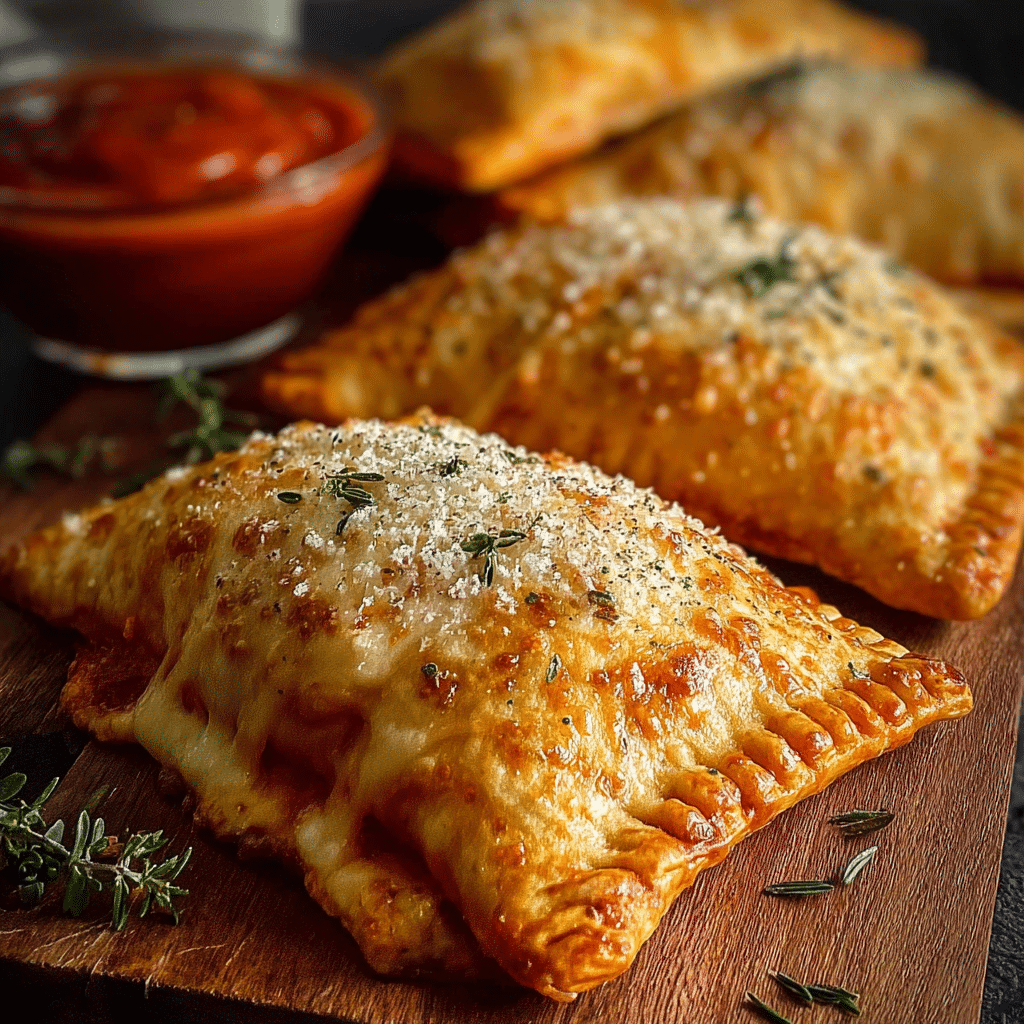 Easy Cheesy Pizza Pockets Recipe