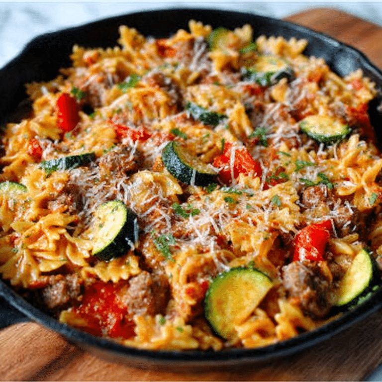 Garlic Steak Pasta
