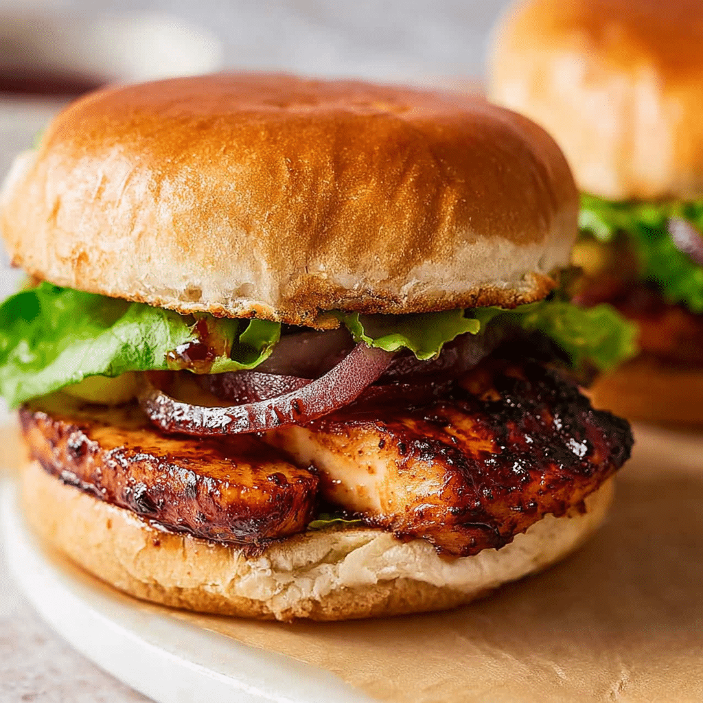 Grilled Hawaiian Chicken Sandwich