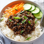 Korean Beef and Rice Bowl