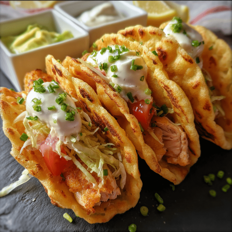 Lemon Chicken Cloud Bread Tacos