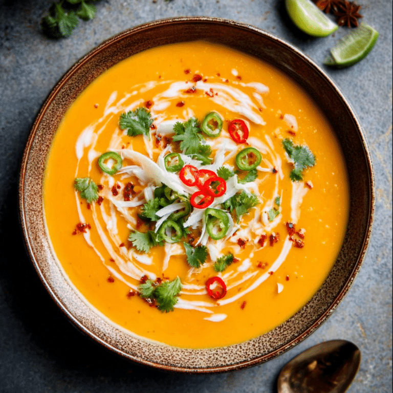 Thai Coconut Sweet Potato Soup